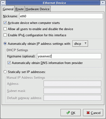 system-config-network